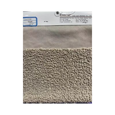 Mittleres Gewicht 100% Polyester Massivfarbe Teddy Fleece Stoff für Kleidung 58/60 "Breite
