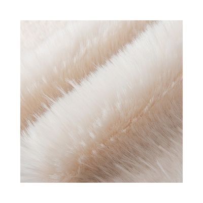 Gewässerte Farben 100% Polyester Falschfellgewebe für Damenkleidung Hohe Dichte