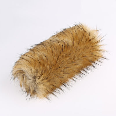 High Pile False Fur Collar Beschreibung Waschbärenfell für Kapuze Muster gedruckt