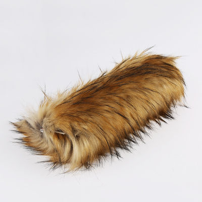 High Pile False Fur Collar Beschreibung Waschbärenfell für Kapuze Muster gedruckt