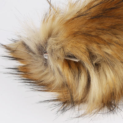 High Pile False Fur Collar Beschreibung Waschbärenfell für Kapuze Muster gedruckt