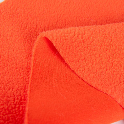 Bürstenmuster Farben anpassen 100% Polyester 290gm Weiches Polarfleece Gewebe für Mantel