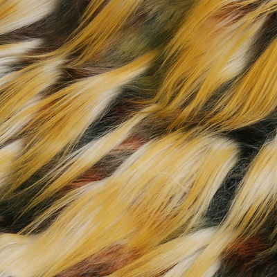 160cm 30-55mm JACQUARD Falschfellgewebe für Bekleidung 500m Plüschgedruckt 100% Acryl