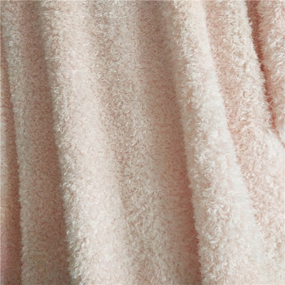 Garn gefärbt Gewirkt Plain 100% Poly Plush Stoff für die Herstellung von Teddy Bär Tricot 15-20 Tage