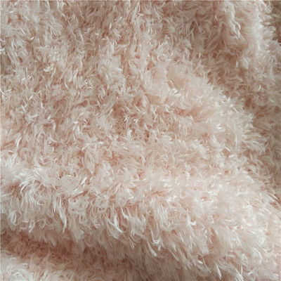 Garn gefärbt Gewirkt Plain 100% Poly Plush Stoff für die Herstellung von Teddy Bär Tricot 15-20 Tage