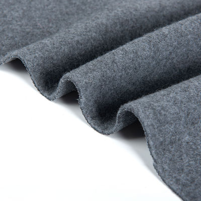 Anti Pilling Zwei Seiten gebürstetes Polarfleece Stoff für 250GSM Plain Dye Wintermantel