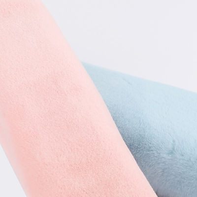 500m Min. Bestellung Plüsch Pelz Stoff 100% Polyester 10-20mm Dichte D Strickgewebe