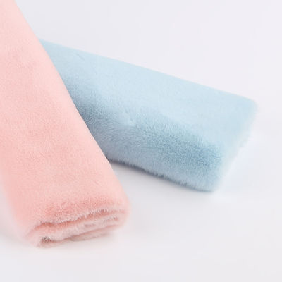 500m Min. Bestellung Plüsch Pelz Stoff 100% Polyester 10-20mm Dichte D Strickgewebe