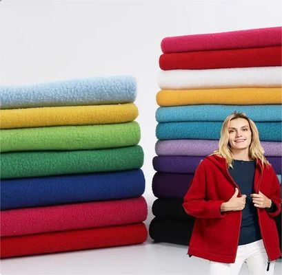 150d*144f Mikropolare Fleece Stoff für Jacken Auskleidung 100% Polyester Breite 155cm