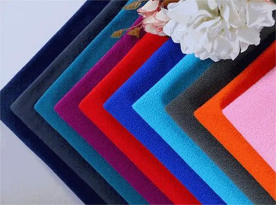 150d*144f Mikropolare Fleece Stoff für Jacken Auskleidung 100% Polyester Breite 155cm