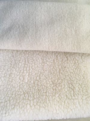 100D einfache 100% Polyester Jacken Sherpa Stoff Auskleidung Stoff mit Schrumpfbeständigkeit