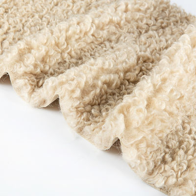 100% Polyester Gewirkt Pluss Teddy Samt Für Winterkleidung