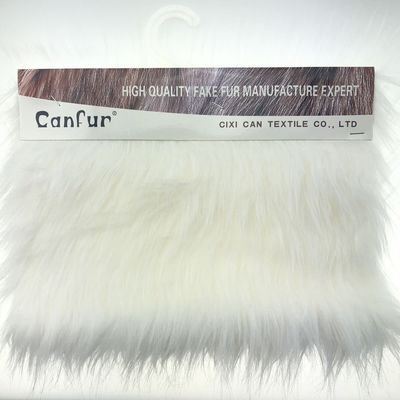 Luxuriöse Sherp Long Pile Fake Pelzstoff mit 100% Polyester Rückenmaterial