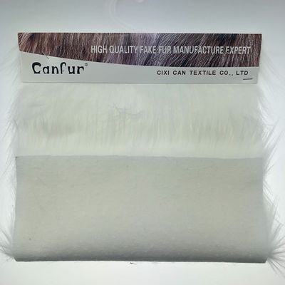 Luxuriöse Sherp Long Pile Fake Pelzstoff mit 100% Polyester Rückenmaterial