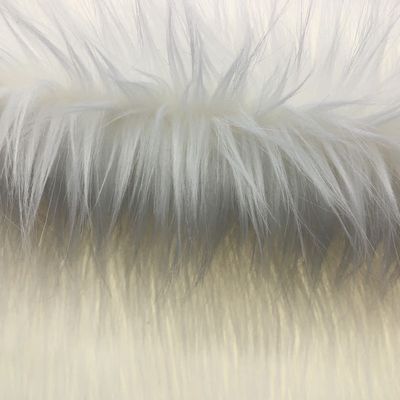 Luxuriöse Sherp Long Pile Fake Pelzstoff mit 100% Polyester Rückenmaterial