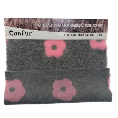 Schnittgewebe aus Jacquard Sherpa für Kundenanforderungen