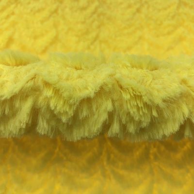 Hohe Haltbarkeit Niedrige Pfahlbürste PV Plush Stoffblume für Bekleidung oder Spielzeug