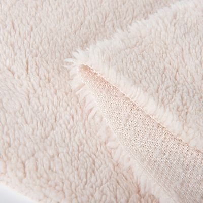 Polyester-Sherpa-Verschlussgewebe für Wintermantel Jackenverschluss 300-500 g/m Breite 58/60