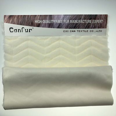 Printed Cut Rabbit Fur Plush 1000 Meter 15-25 Tage Lieferung 58/60" Breite von CANFUR CN