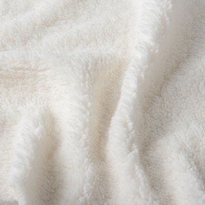 Polyester-Sherpa-Verschlussgewebe für Wintermantel Jackenverschluss 300-500 g/m Breite 58/60