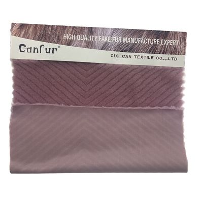 Design Plush Back Material 100% Polyester Farbstoff Kaninchenfell für Bekleidung