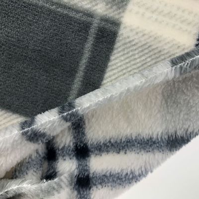 Kleidungsstück Pluss Stoff 100% Polyester Strickflannel Stoff für Decke