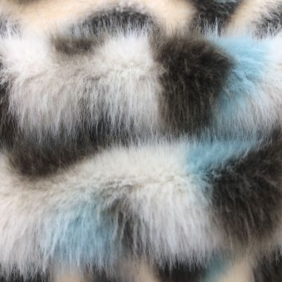 Weich gestricktes Textil aus falschem Pelz für Frauendecken 58/60 Zoll Breite
