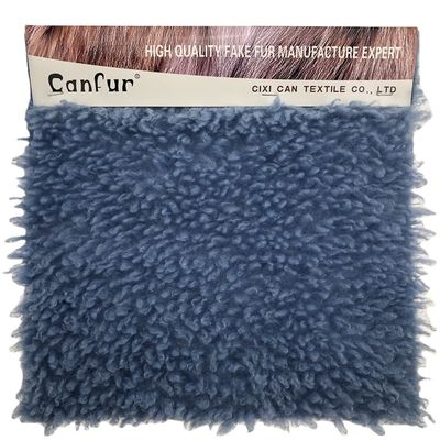 Vorderseite Material 100% Polyester Lange Pile Falschfell für gemütliche und stilvolle Kleidung