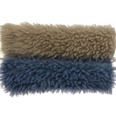 Vorderseite Material 100% Polyester Lange Pile Falschfell für gemütliche und stilvolle Kleidung