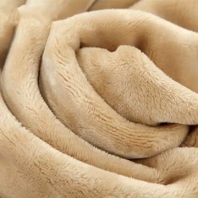 Bademantel Flannel Fleece Coral Fleece Stoff für Bettdecken und Pyjamas