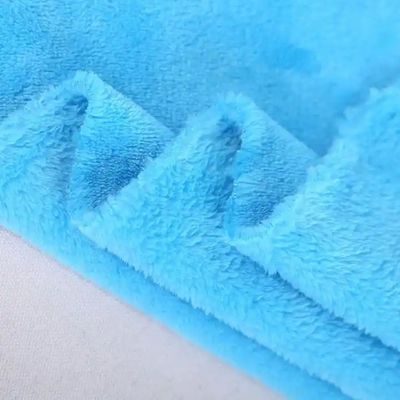Bademantel Flannel Fleece Coral Fleece Stoff für Bettdecken und Pyjamas
