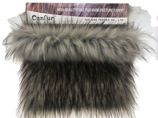 Druckte Plüsch-Fälschfellstoffe für Winterbekleidung 58/60" Breite 1300G/M 100% Acryl