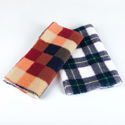 100% Polyester Anpassung Druck Fälschungen Teddy Pelz Stoff Garten kostenlose Proben Fälschungen Lamm Pelz