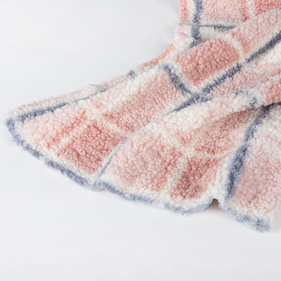 100% Polyester Anpassung Druck Fälschungen Teddy Pelz Stoff Garten kostenlose Proben Fälschungen Lamm Pelz