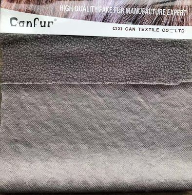 100% Polyester Weiß Fake Real Sherpa Plush Fleece Stoff für Winter Accessoires