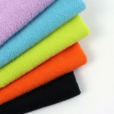 155cm Breite Doppelseitige Bürste Einseitige Anti-Pilling Polarfleece Stoff für Winter-Pijamas