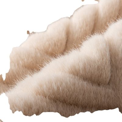 Weiches, bequemes Handgefühl Xiaomi Mink 100% Polyester für beliebte Damenbekleidung