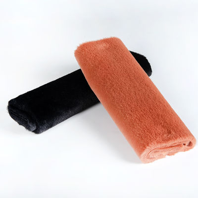 Beschreibung Falsches Kaninchenfell Stoff Suede gebunden Plüssig Stoff für Kleidungsstücke jede Farbe