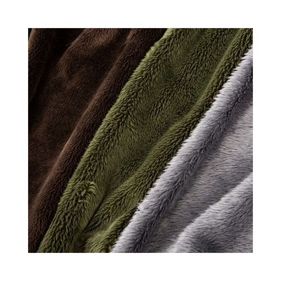 100% Polyester Weiches Sherpa Fleece Kurzes Pelzgewebe Für Spielzeugmantel Anpassbar
