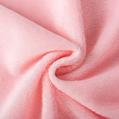 100% Polyester Weiches Sherpa Fleece Kurzes Pelzgewebe Für Spielzeugmantel Anpassbar