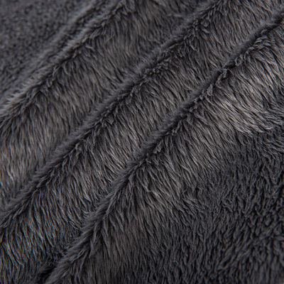 100% Polyester Weiches Sherpa Fleece Kurzes Pelzgewebe Für Spielzeugmantel Anpassbar
