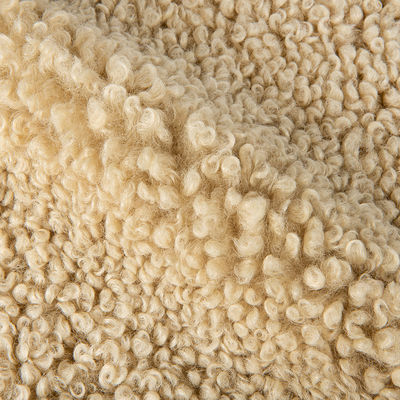 Teddy Fleece Samtgewebe für Heimtextilien und Kissen auf Wunsch