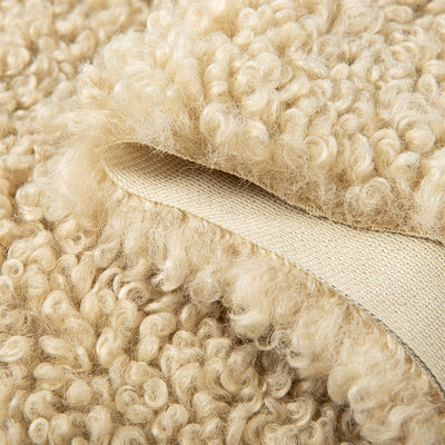 Teddy Fleece Samtgewebe für Heimtextilien und Kissen auf Wunsch