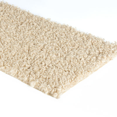 58/60" Breite 100% Polyester Fleece Teddy Stoff für Bekleidung Flannelette Kreise Locken
