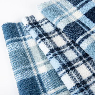 Super Soft 100 Polyester gestricktes Custom Muster 3D Jacquard Mirco Sherpa Fleece Stoff für Kleidung