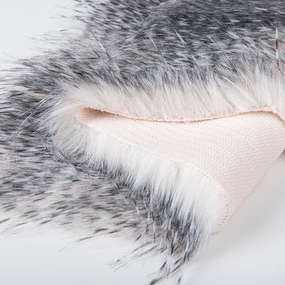 1100 g/m Gewirktes Falzfellgewebe für Damenwesten Luxus-Langstapelmaterial
