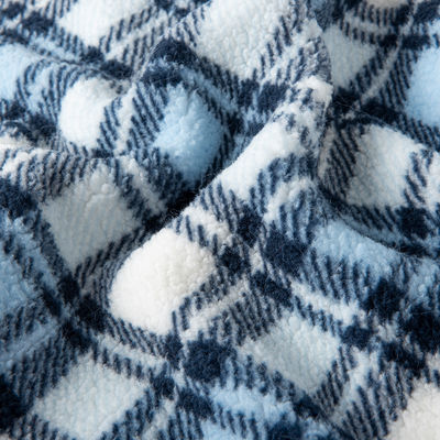 Super Soft 100 Polyester gestricktes Custom Muster 3D Jacquard Mirco Sherpa Fleece Stoff für Kleidung
