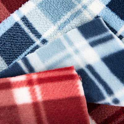 Super Soft 100 Polyester gestricktes Custom Muster 3D Jacquard Mirco Sherpa Fleece Stoff für Kleidung