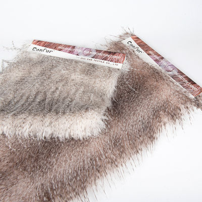 1100 g/m Gewirktes Falzfellgewebe für Damenwesten Luxus-Langstapelmaterial