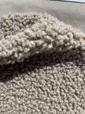 Mittleres Gewicht 100% Polyester Massivfarbe Teddy Fleece Stoff für Kleidung 58/60 "Breite